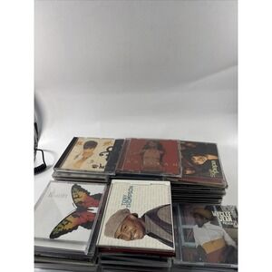 Lot of 56 R&B Hip Hop CDs – Aaliyah, Wyclef Jean, Blackstreet, Whitney H & More